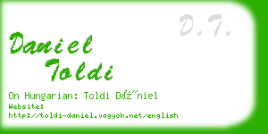 daniel toldi business card